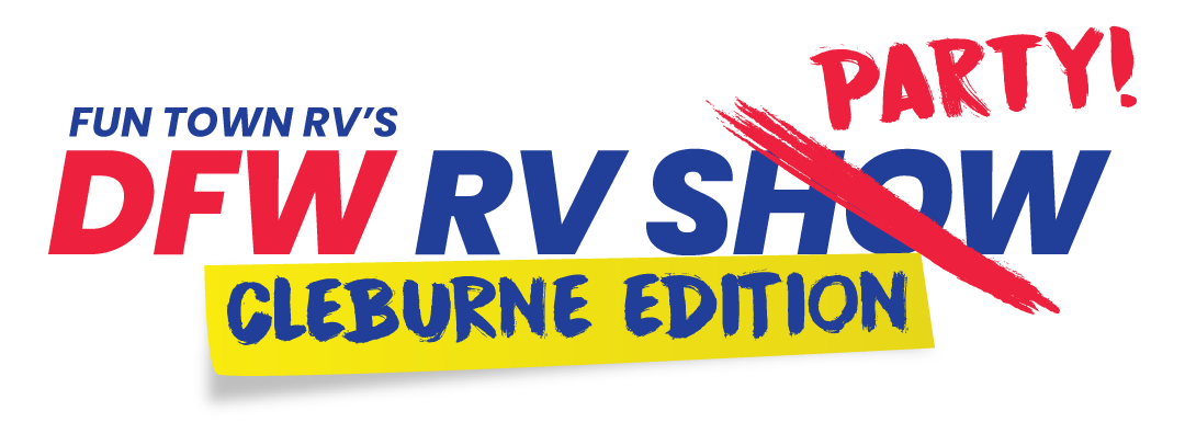 2026 DFW RV Party Cleburne Edition Logo